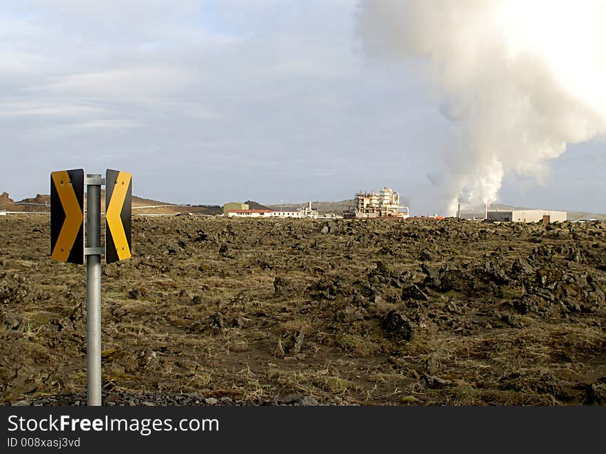 Heating plant in Iceland