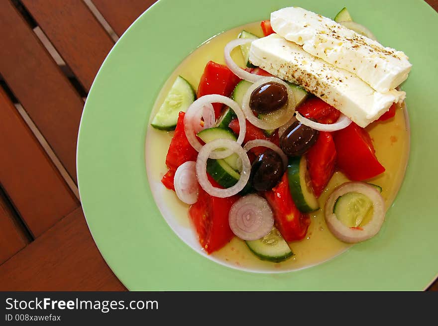 Fresh greek salad