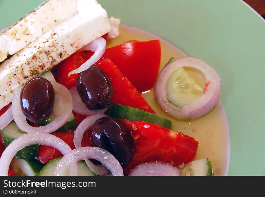 Fresh greek salad