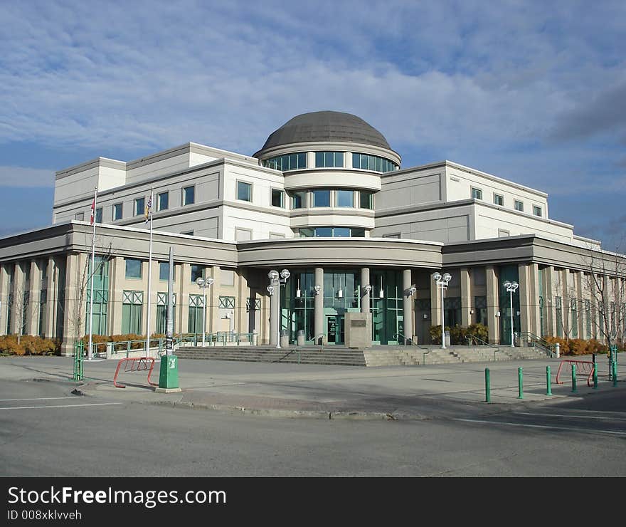 Modern Building Styled With A Dome