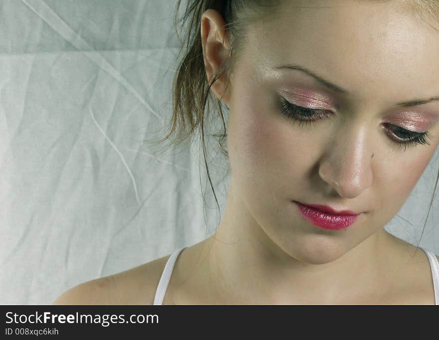 Portrait of Young Woman. Portrait of Young Woman