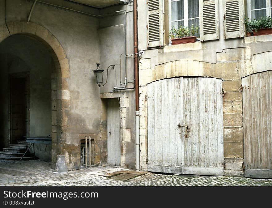 Courtyard detail