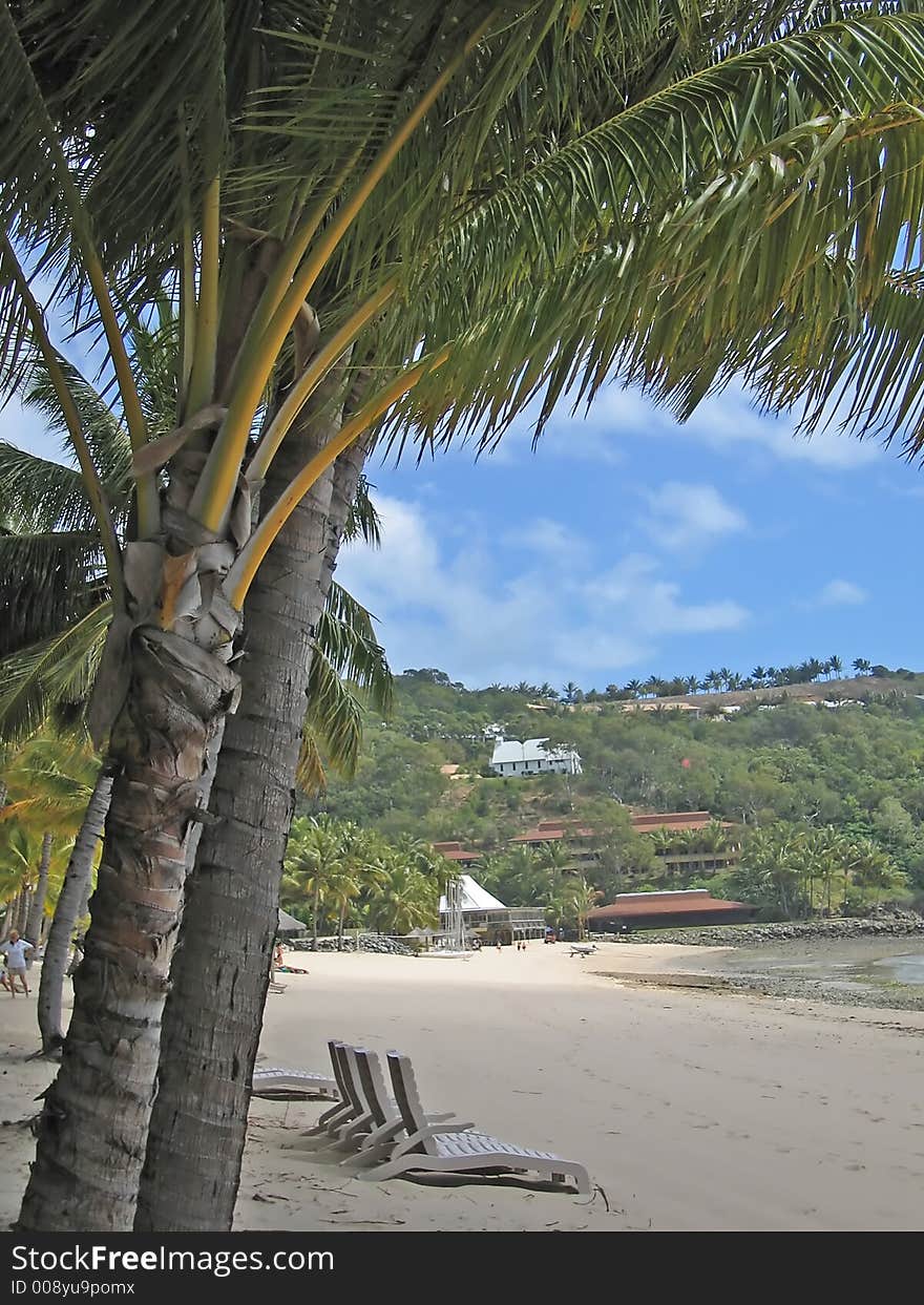 View of the Hamilton island (Queensland, Australia)