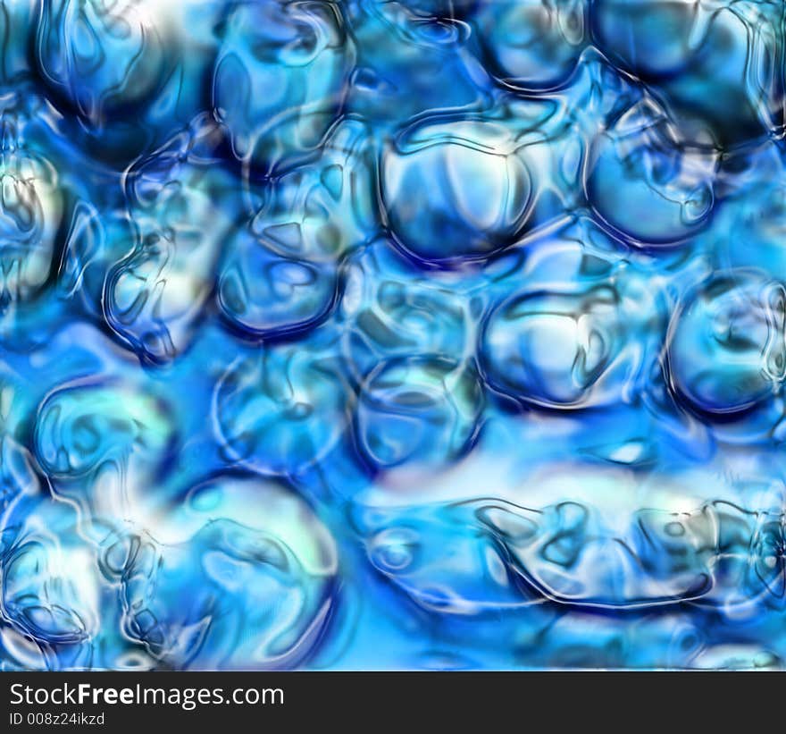 Water texture generated by computer