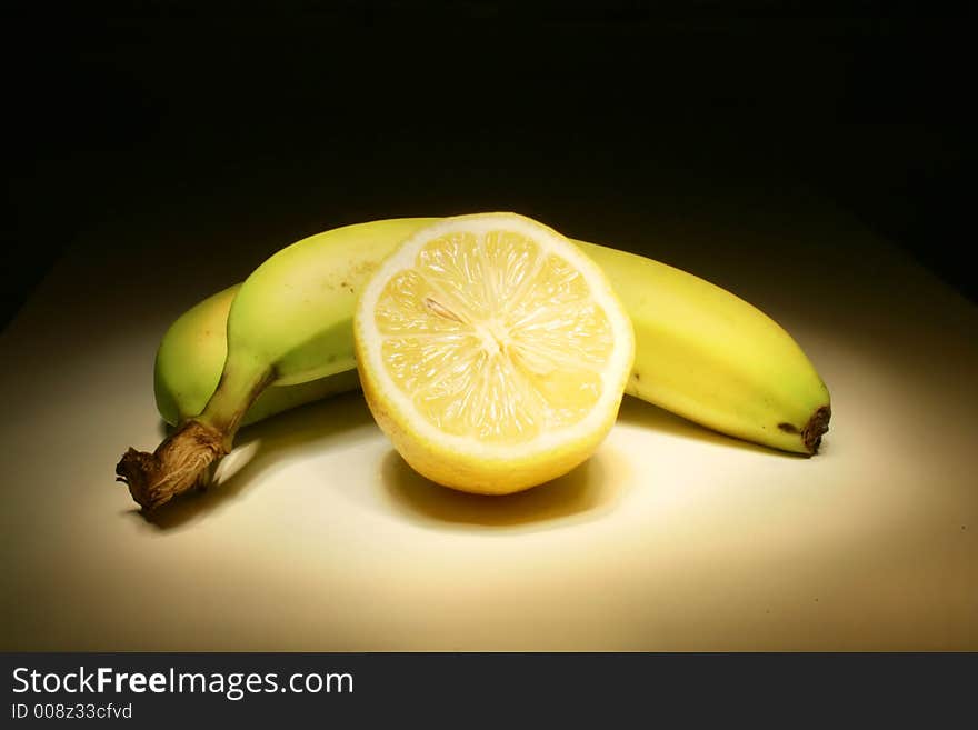 Banana and lemon