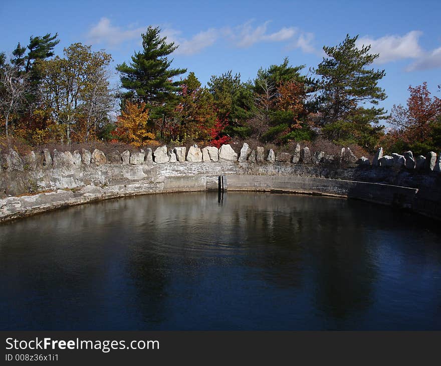 Mohonk Mountain House, Fire Pool Near Tower, NY