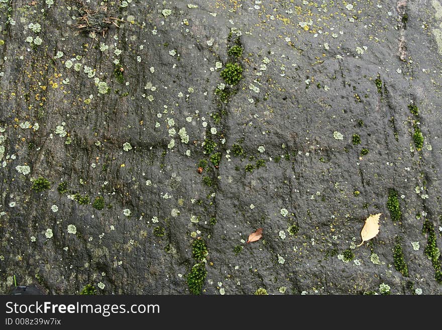 Cross on the stone, used to mark the property in old times