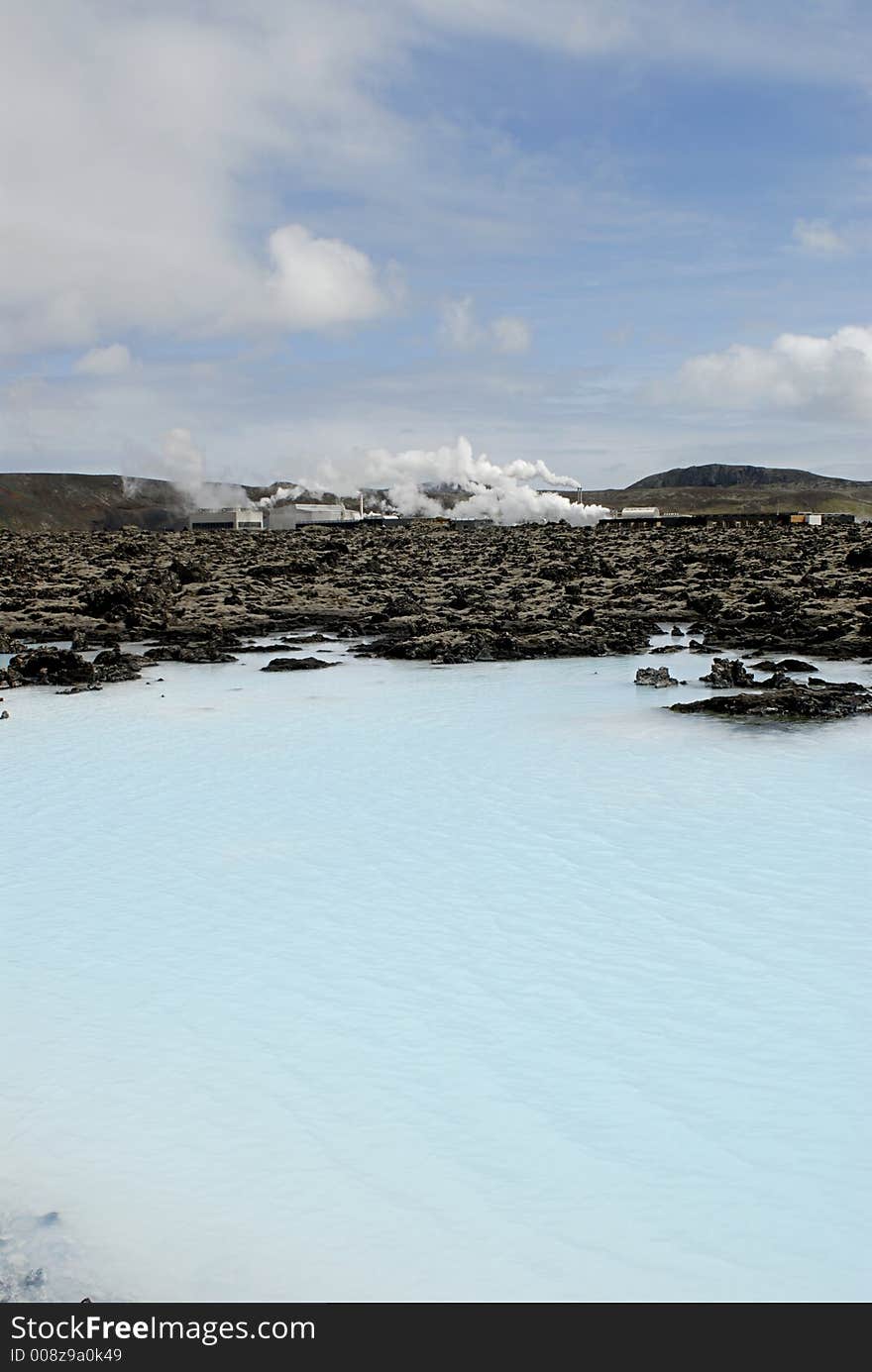 Heating plant outside the Blue Lagoon