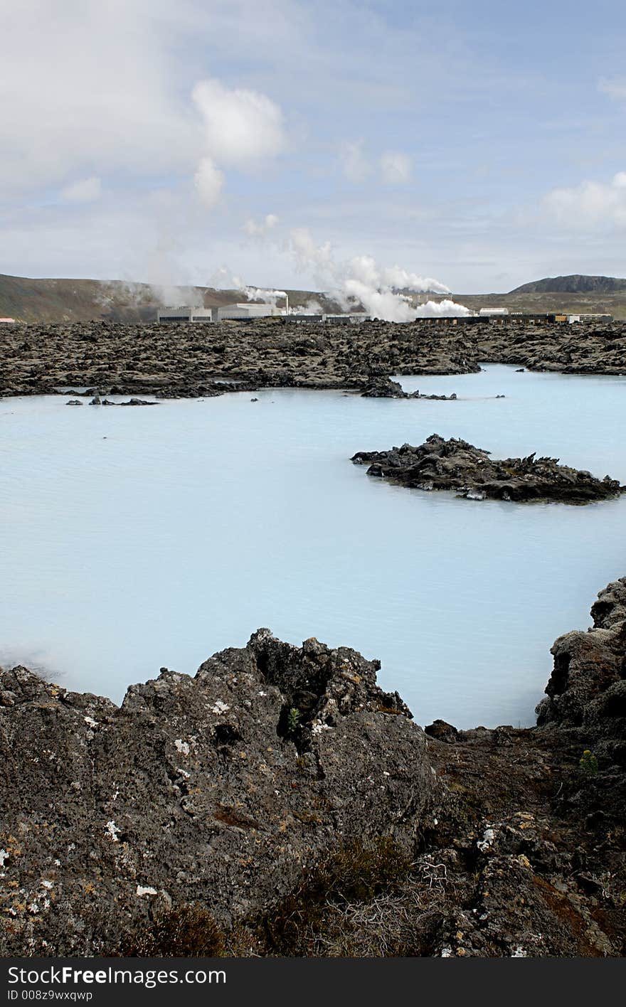 Heating plant outside the Blue Lagoon