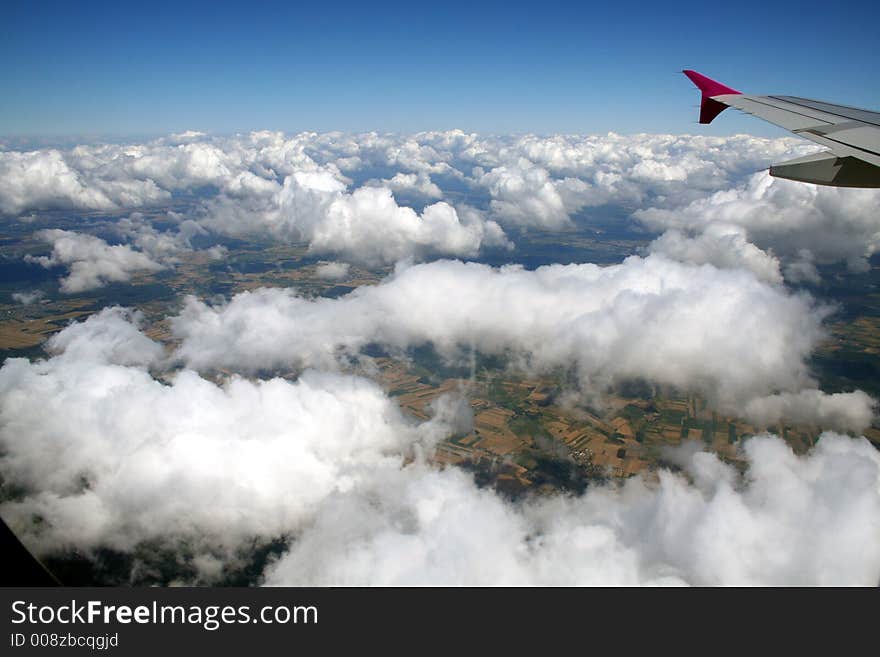 Decent view from the aircraft. Decent view from the aircraft