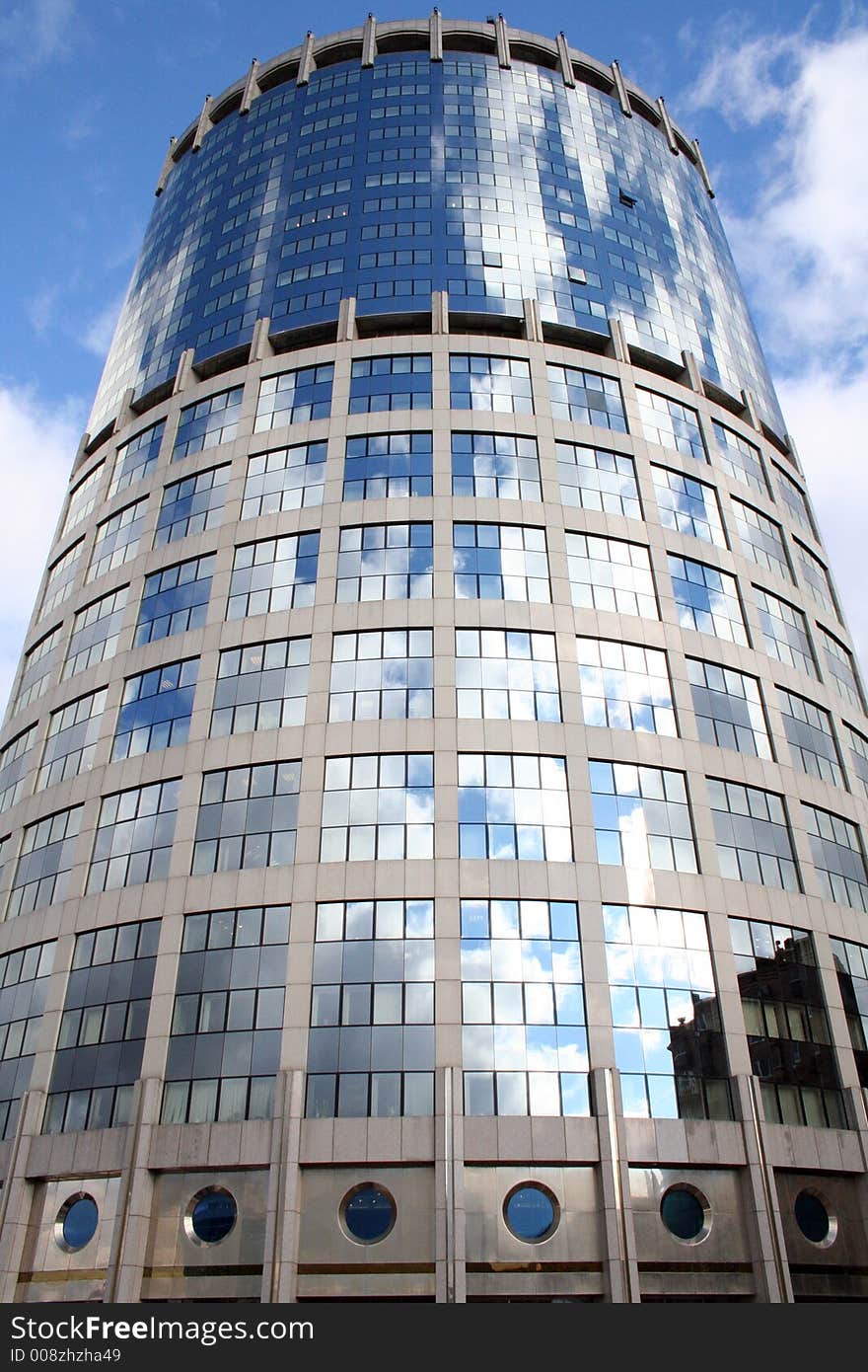 Modern commercial building. It is placed in Moscow. Modern commercial building. It is placed in Moscow.