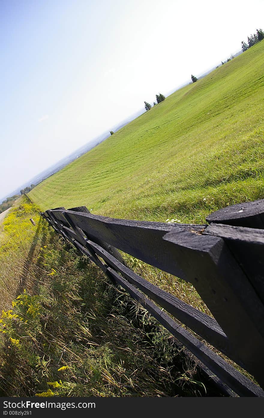 Fence along Green Field