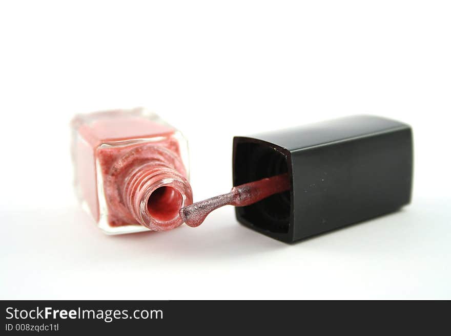 Nail Polish against a white background