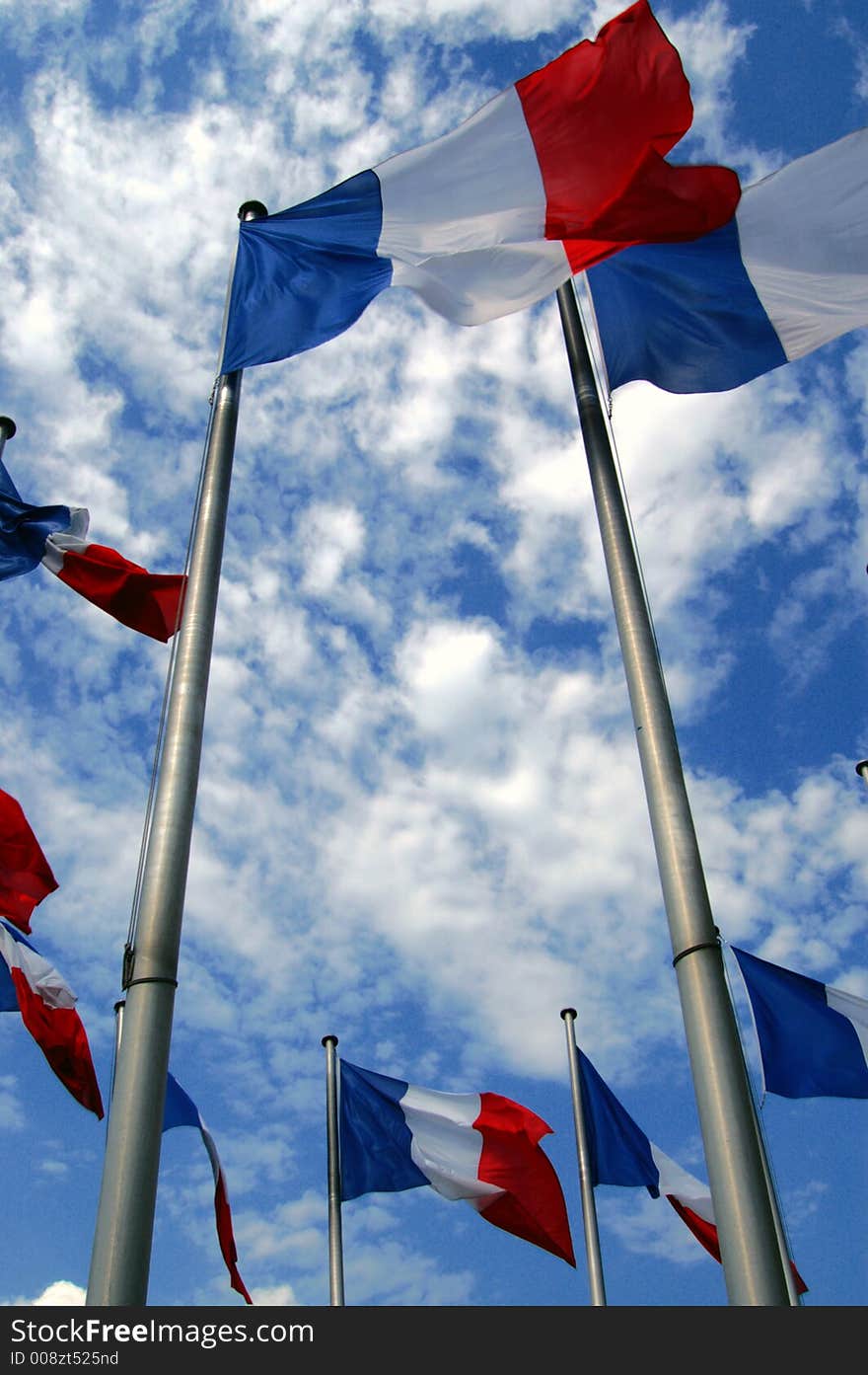 France flags