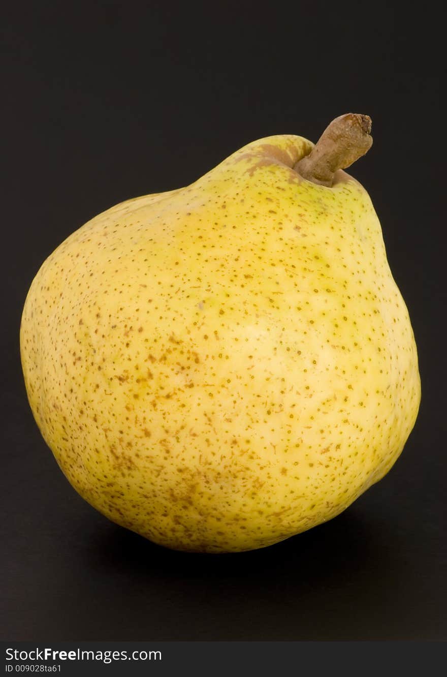 Pear on plain background, Studio shot.