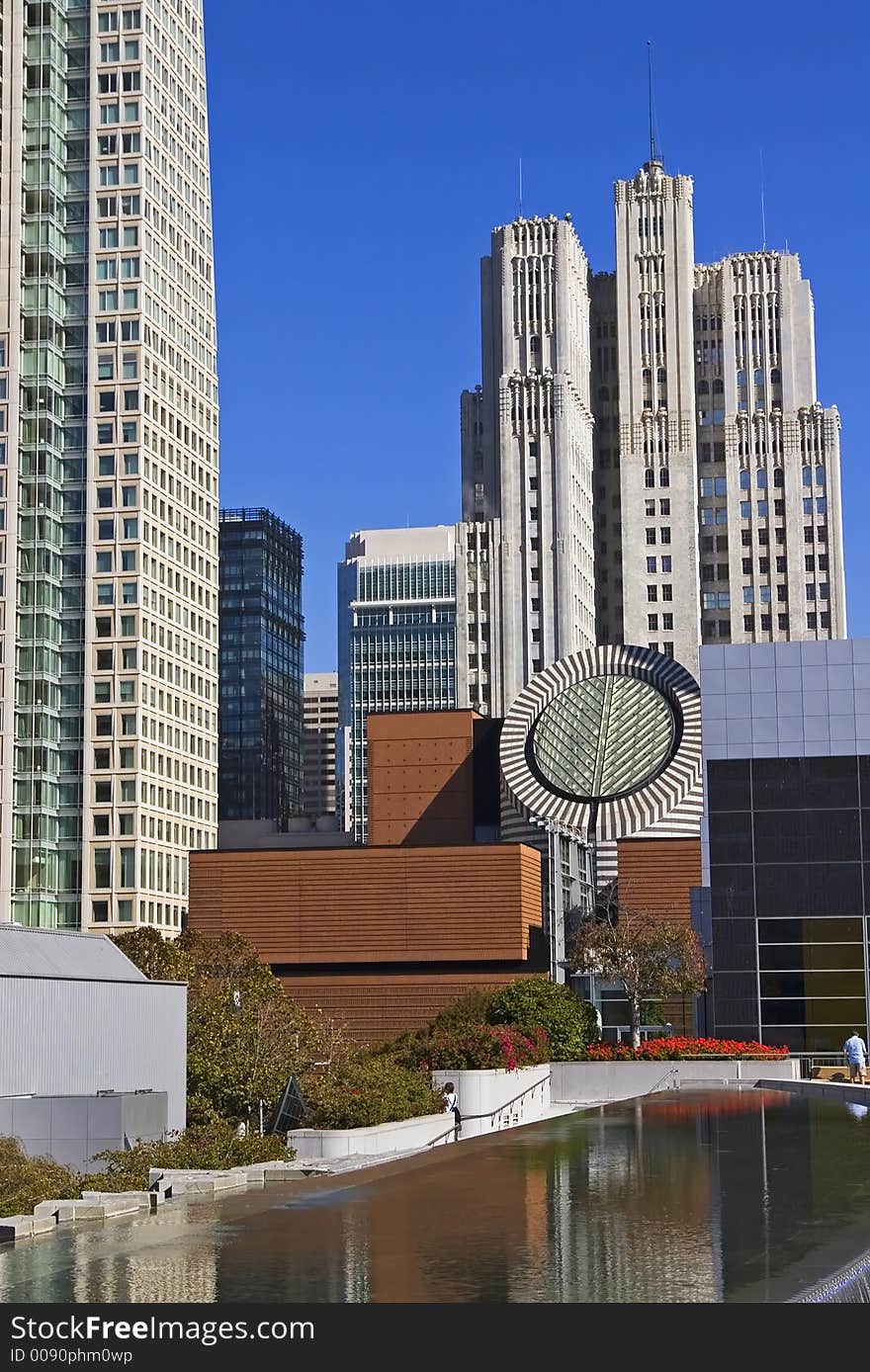 Modern architecture in San Francisco downtown