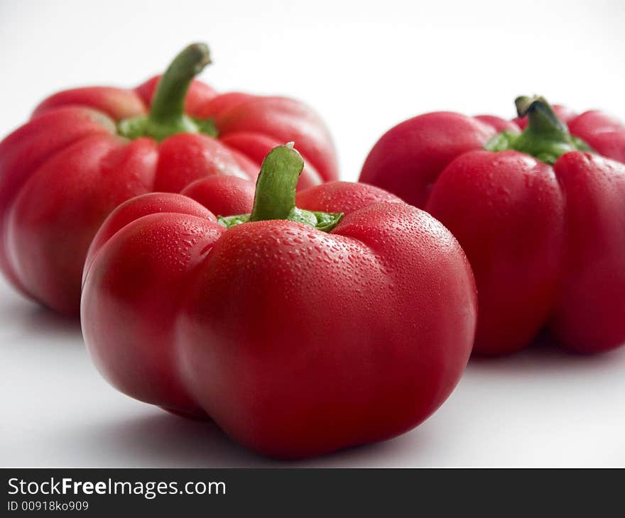 Red peppers