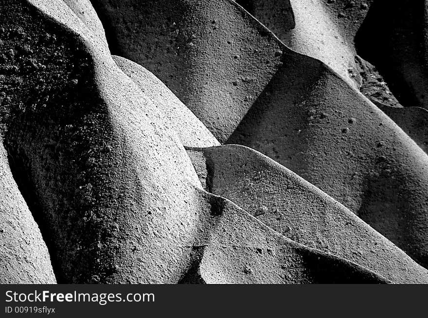 Rock Formations in Cappadocia Turkey