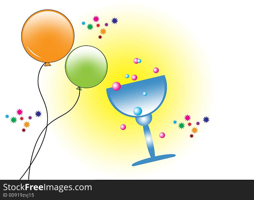 Colorful balloons for celebrating occasions