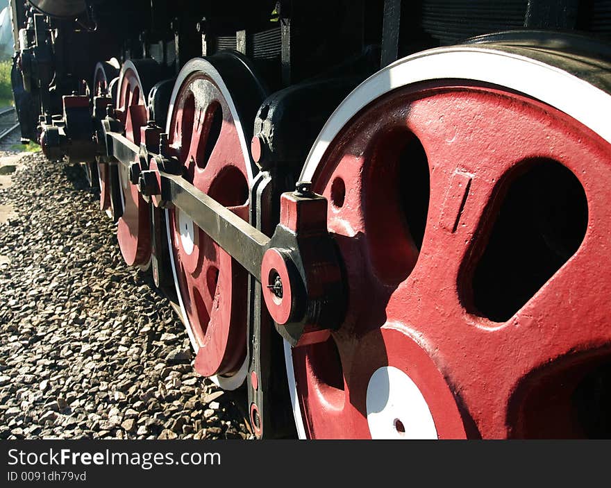 Old steam train ready for the scenic ride. Old steam train ready for the scenic ride