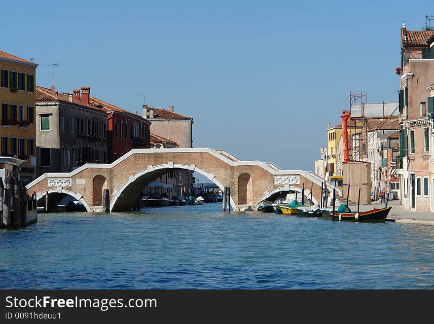 A bridge in Venice, Italy