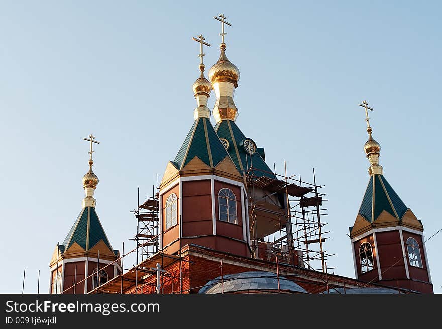 Old masonry church in Kolomna, Russia