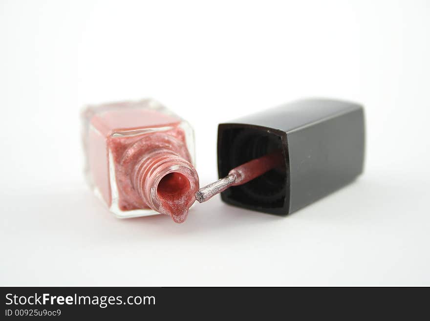 Nail Polish against a white background