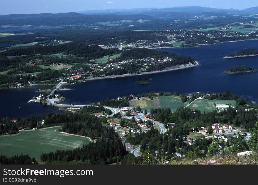 The Queens view at Ringerike in Norway