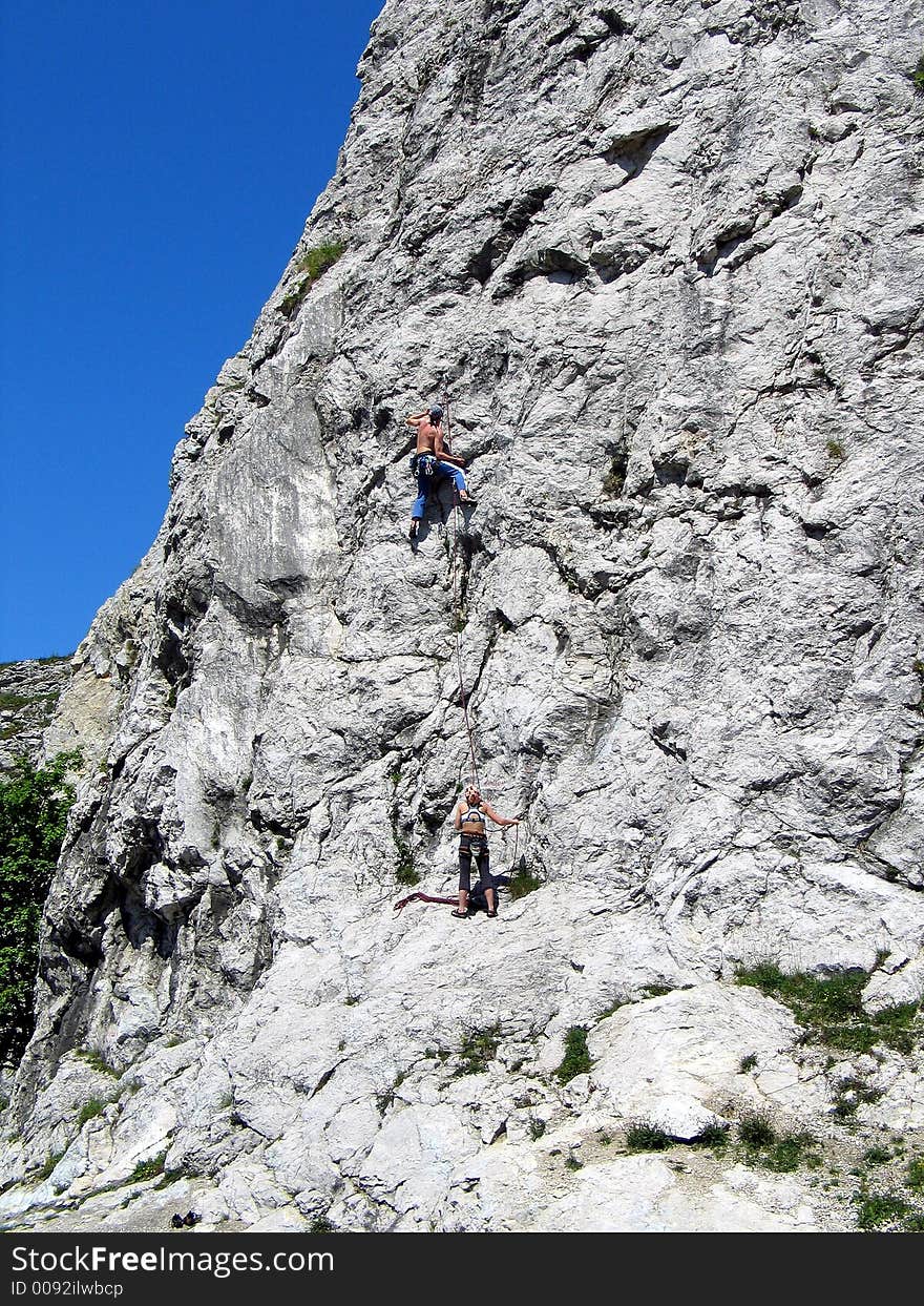 Rock-climbers