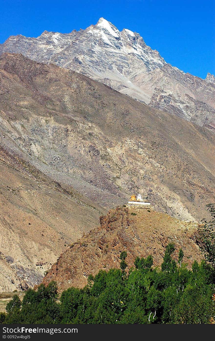 Tibetan Stupas In Ladakh (4/4)