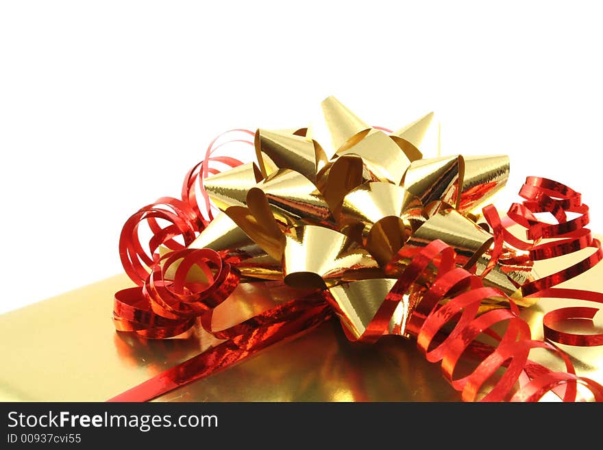 Presents on a white background