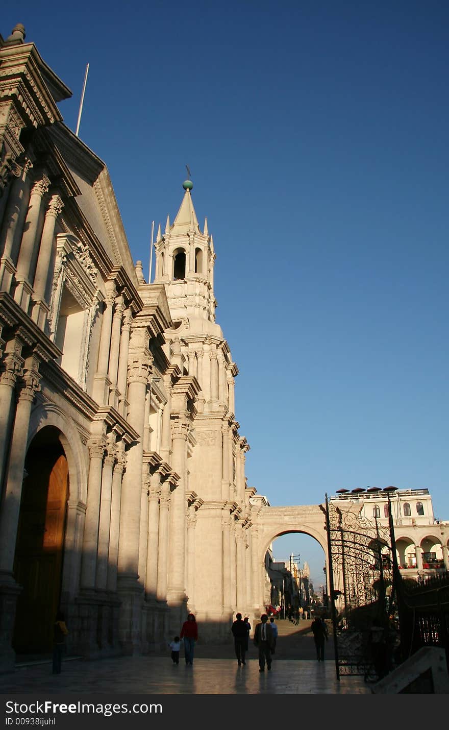 Church in the Arequipa,Peru. Church in the Arequipa,Peru