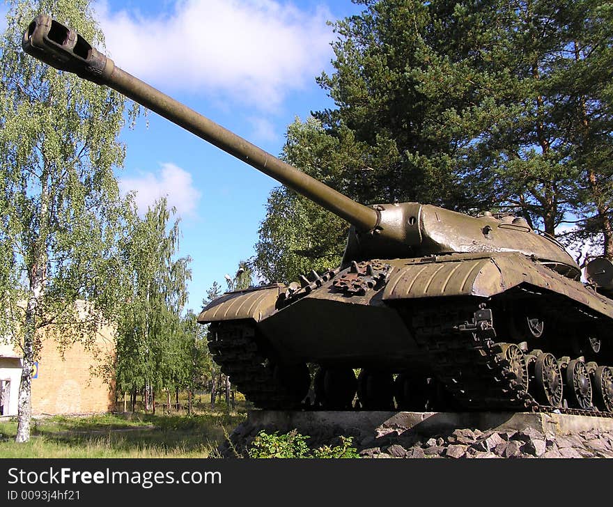Russian heavy tank IS-3, memorial