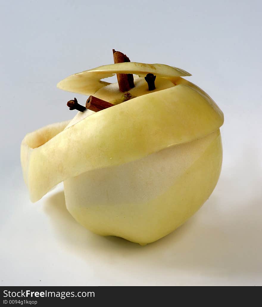 Peel apple