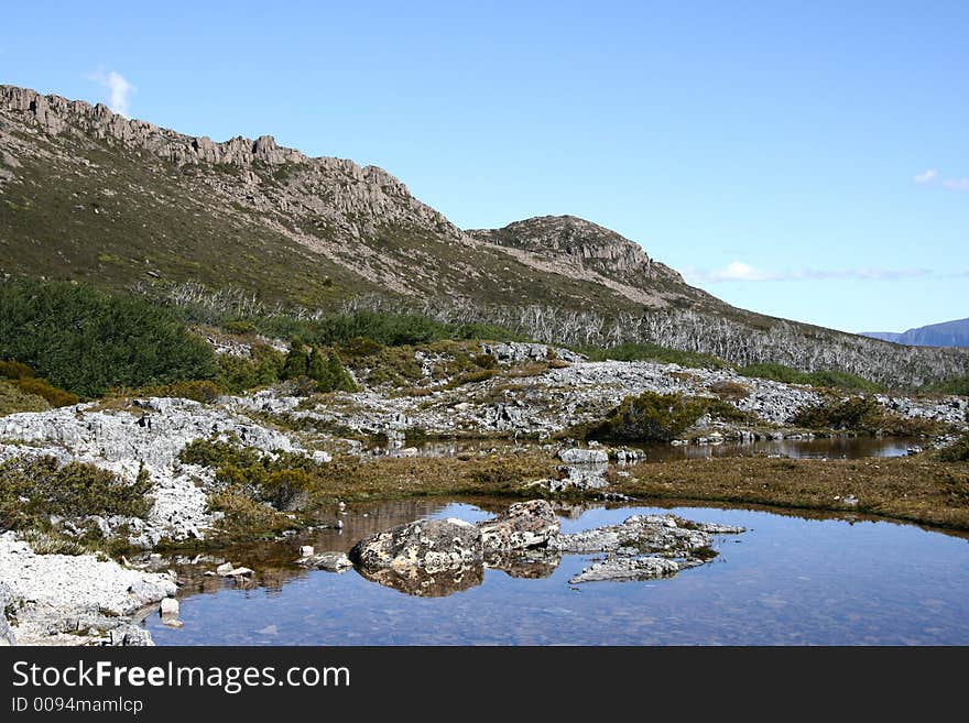 Mountain and Lake