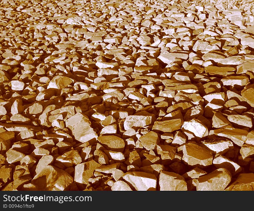 Rock texture in sepia tones