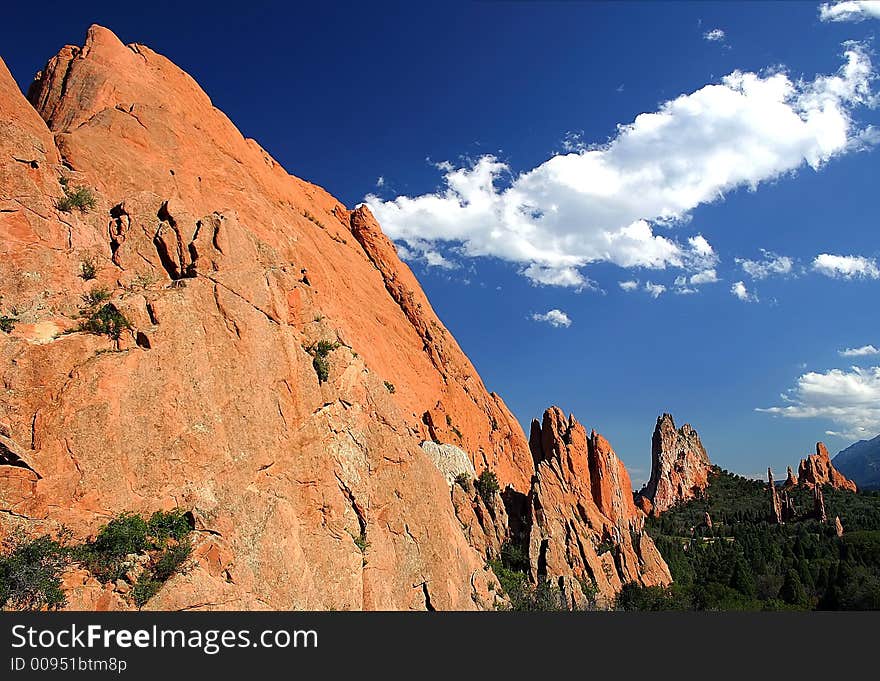 Beautiful landscape in Red Rocks Colorado. Beautiful landscape in Red Rocks Colorado