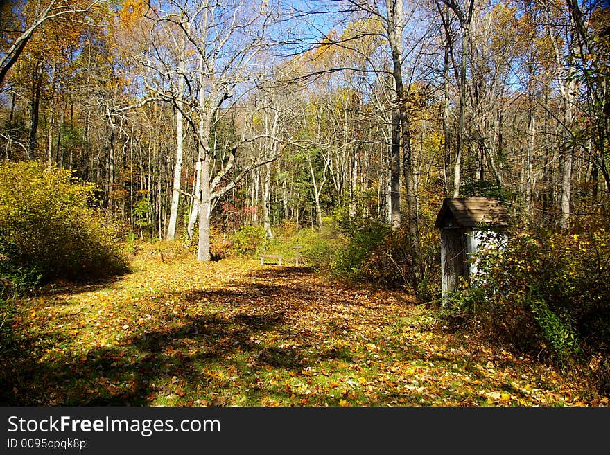 Outhouse in the Autumn