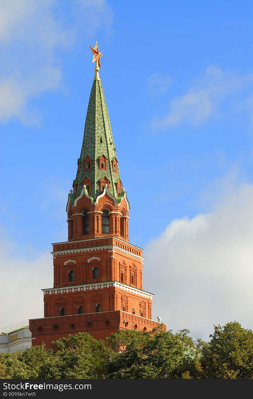 The Kremlin wall in Moscow. Nikon D200