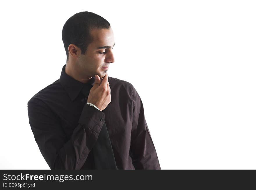 Young man of Middle Eastern ethnicity gives a happy thumbs up okay gesture. Young man of Middle Eastern ethnicity gives a happy thumbs up okay gesture.