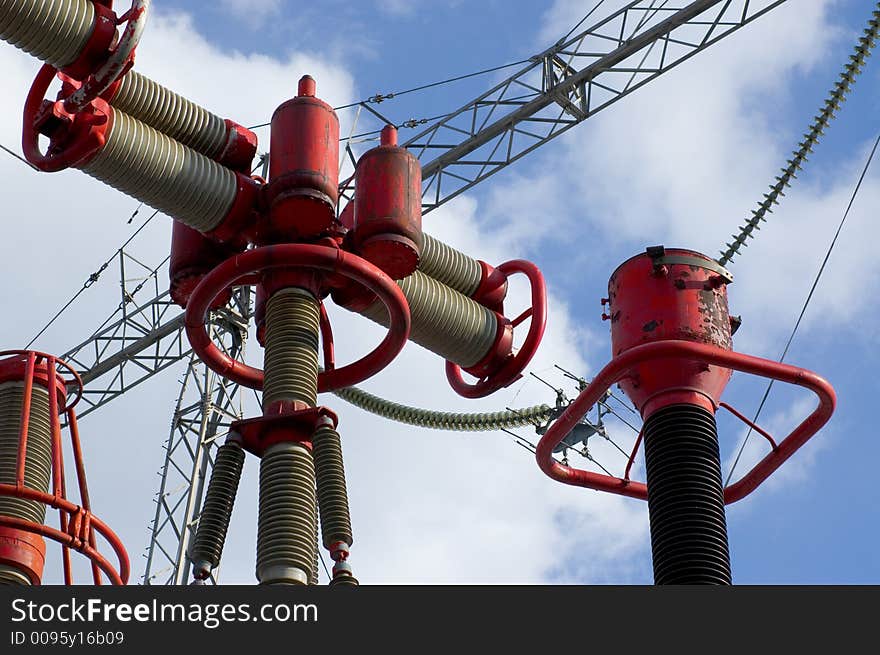 Construction parts of energetic towers. Construction parts of energetic towers