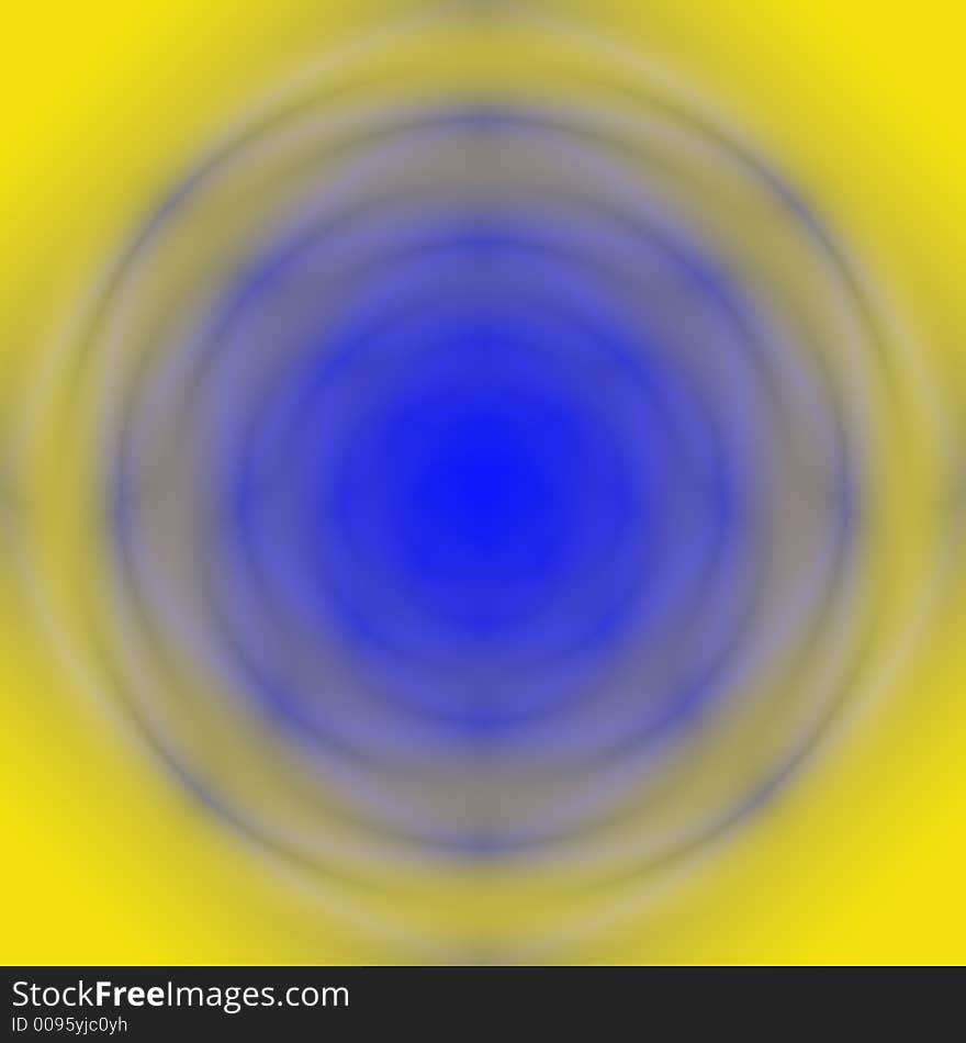 Yellow and blue shape abstract. Yellow and blue shape abstract