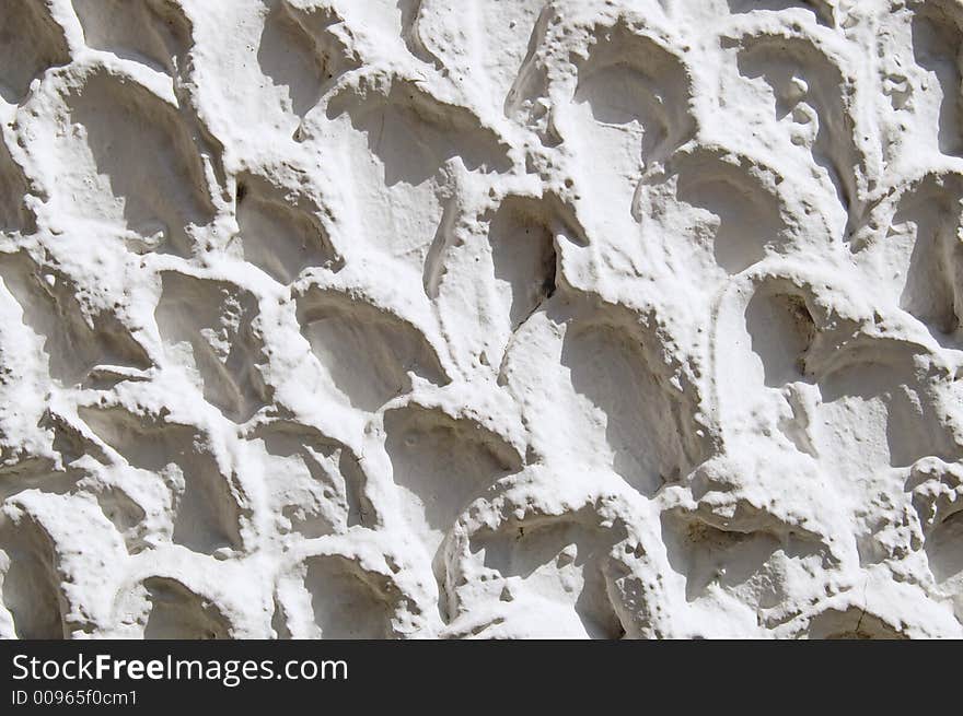 Pretty detail work in the stucco on a wall in Szentendre, Hungary.