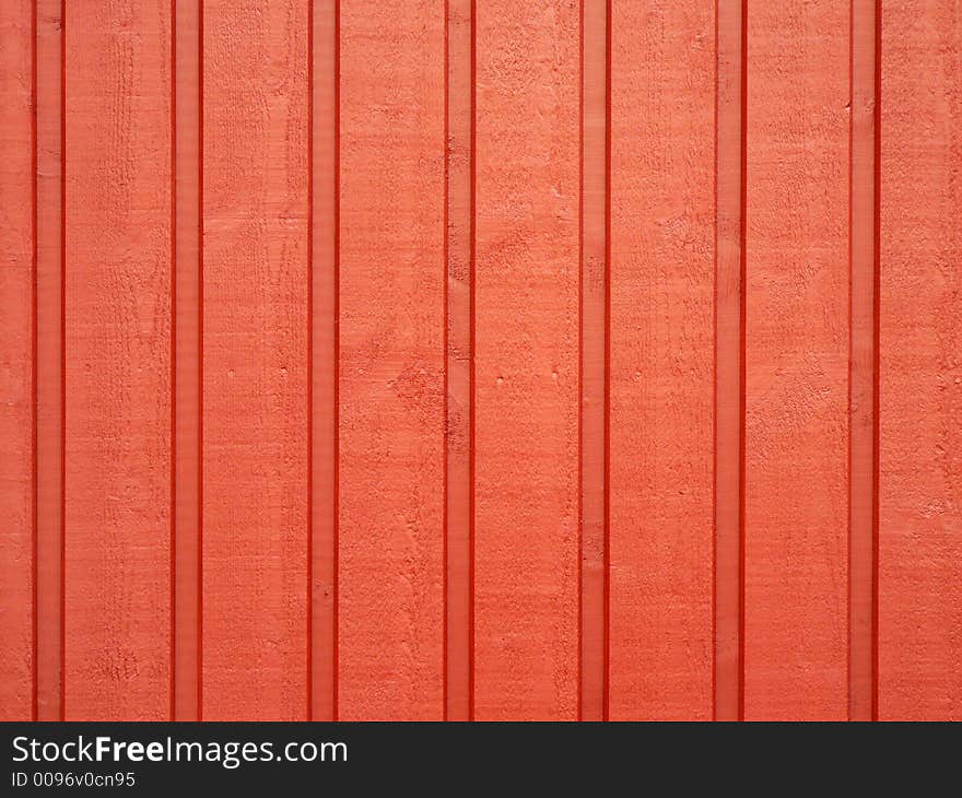 Red wooden wall as background. Red wooden wall as background