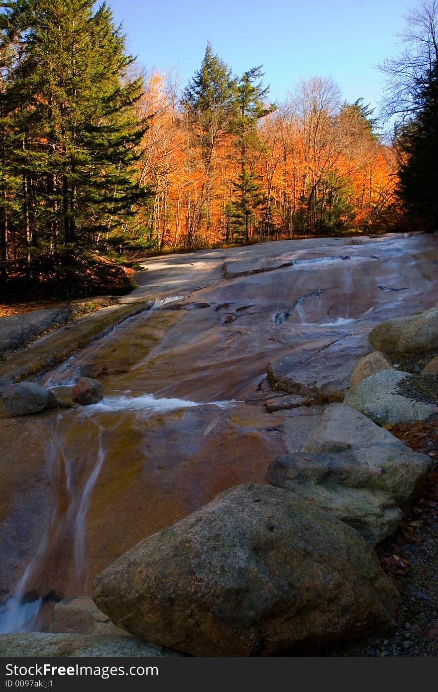 Rock ledge stream