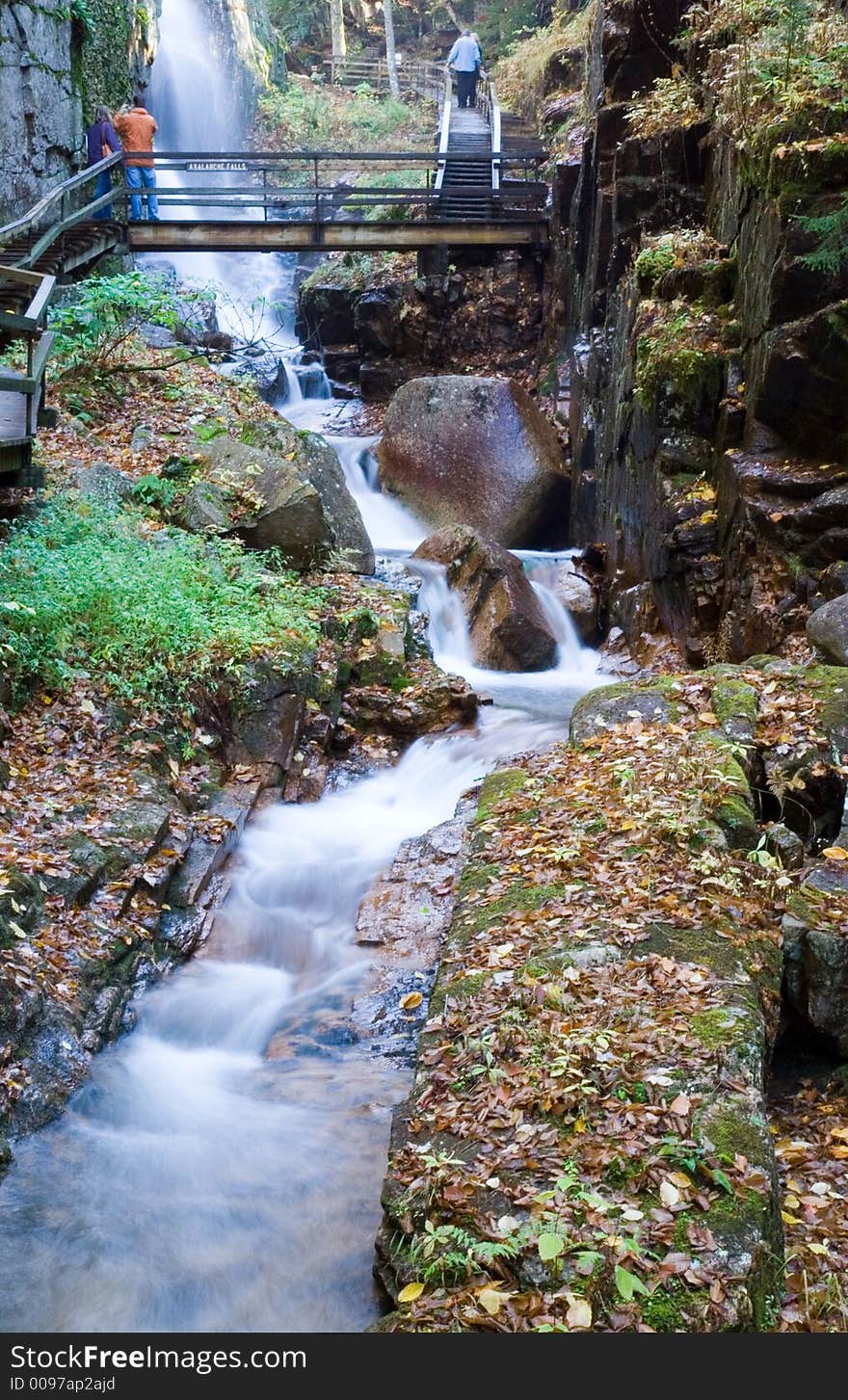 Bridge Across Gorge Falls