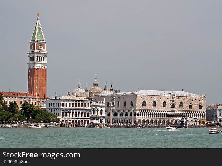 Historic Building Detail Of Venice