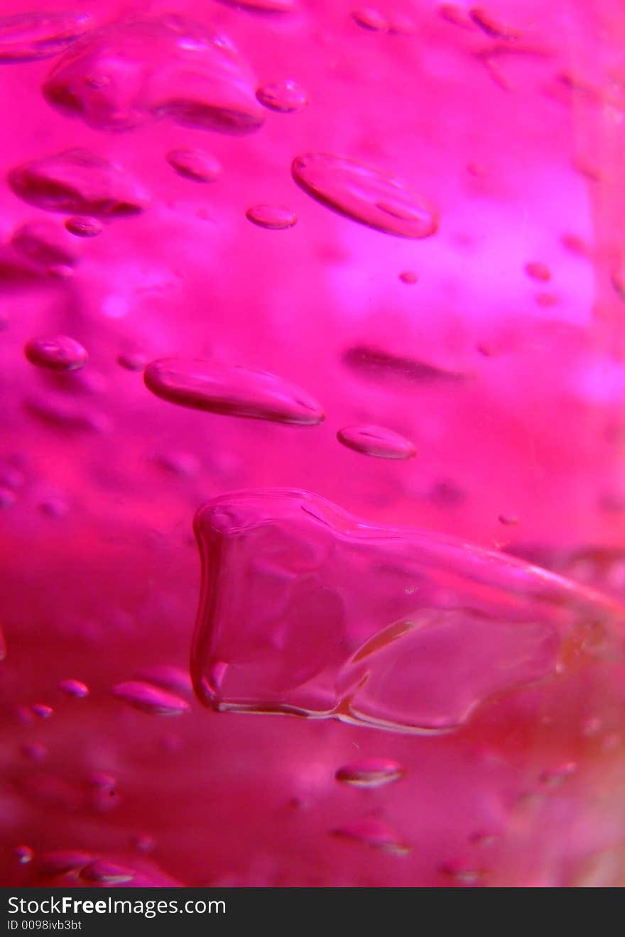 Pink background with bubbles closeup. Pink background with bubbles closeup