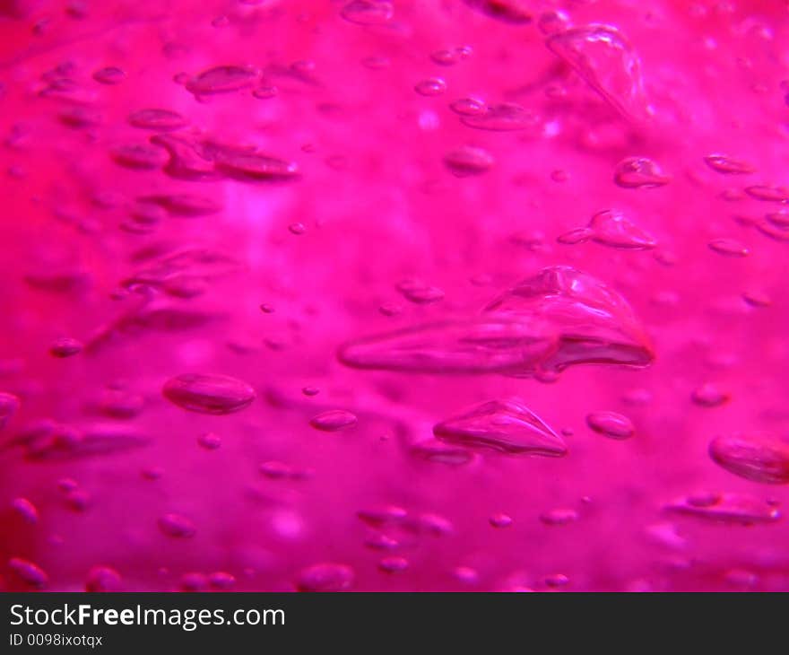 Pink background with bubbles closeup. Pink background with bubbles closeup