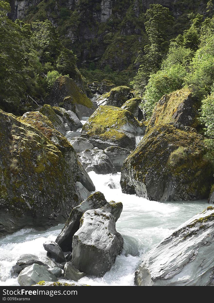 Glacier torrent